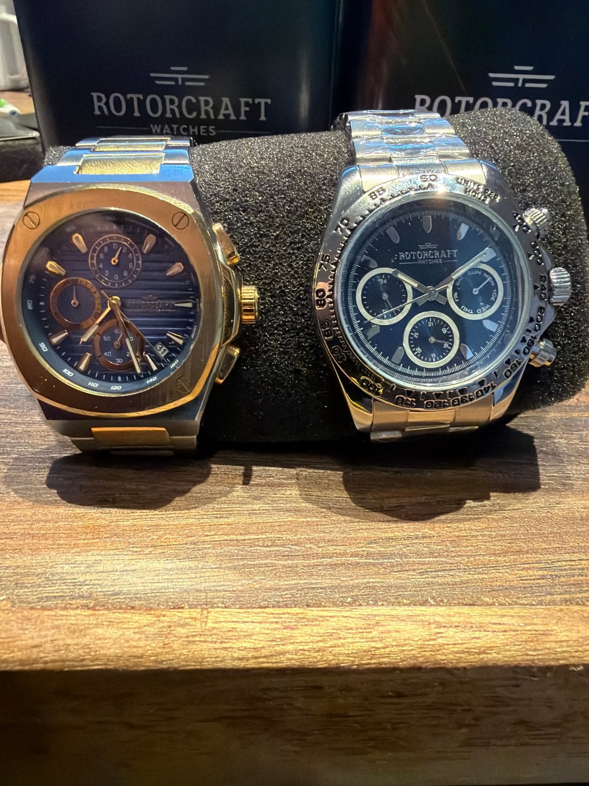 Rotorcraft Horloges - Set van 2 Stijlvolle Polshorloges, Sieraden, Tassen en Uiterlijk, Horloges | Heren, Overige merken, Staal