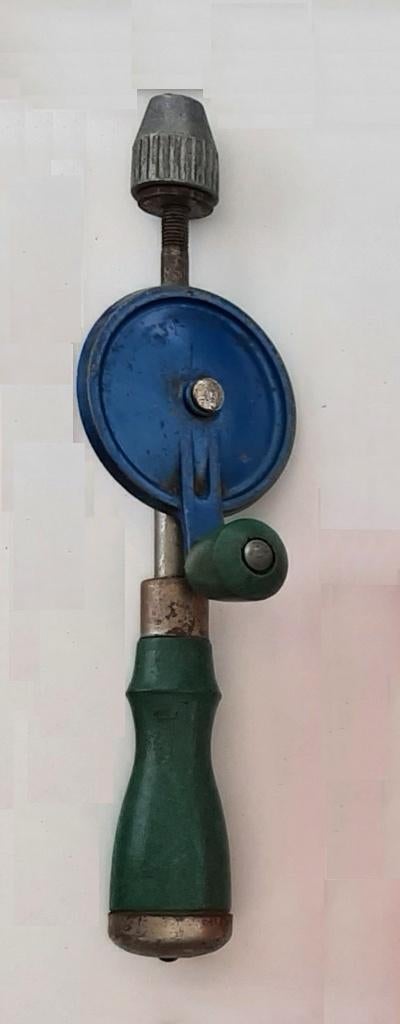 Oude Nostalgische Antieke Handboormachine, Antiek en Kunst, Antiek | Gereedschap en Instrumenten, Ophalen