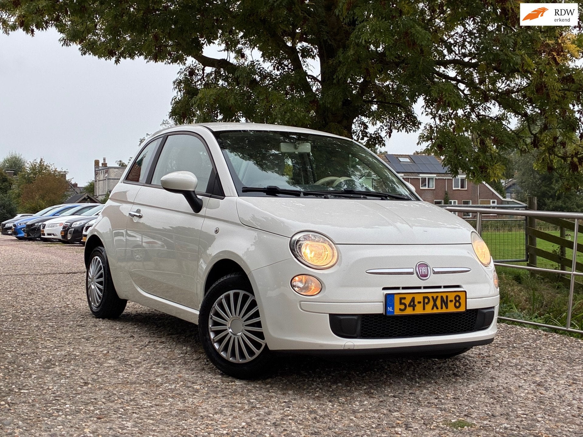 Fiat 500 1.2 Pop | APK 07-2027 + Airco + Radio Nu € 2.975,, Euro 5, Stof, Gebruikt, 4 cilinders