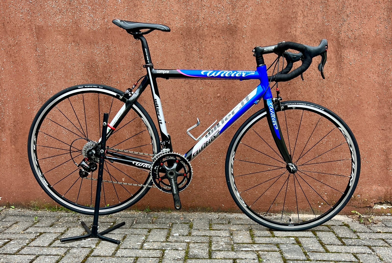 Wilier Team Lampre mt. 54 Campagnolo Centaur carbon, Overige merken, 28 inch, Velgrem, Aluminium