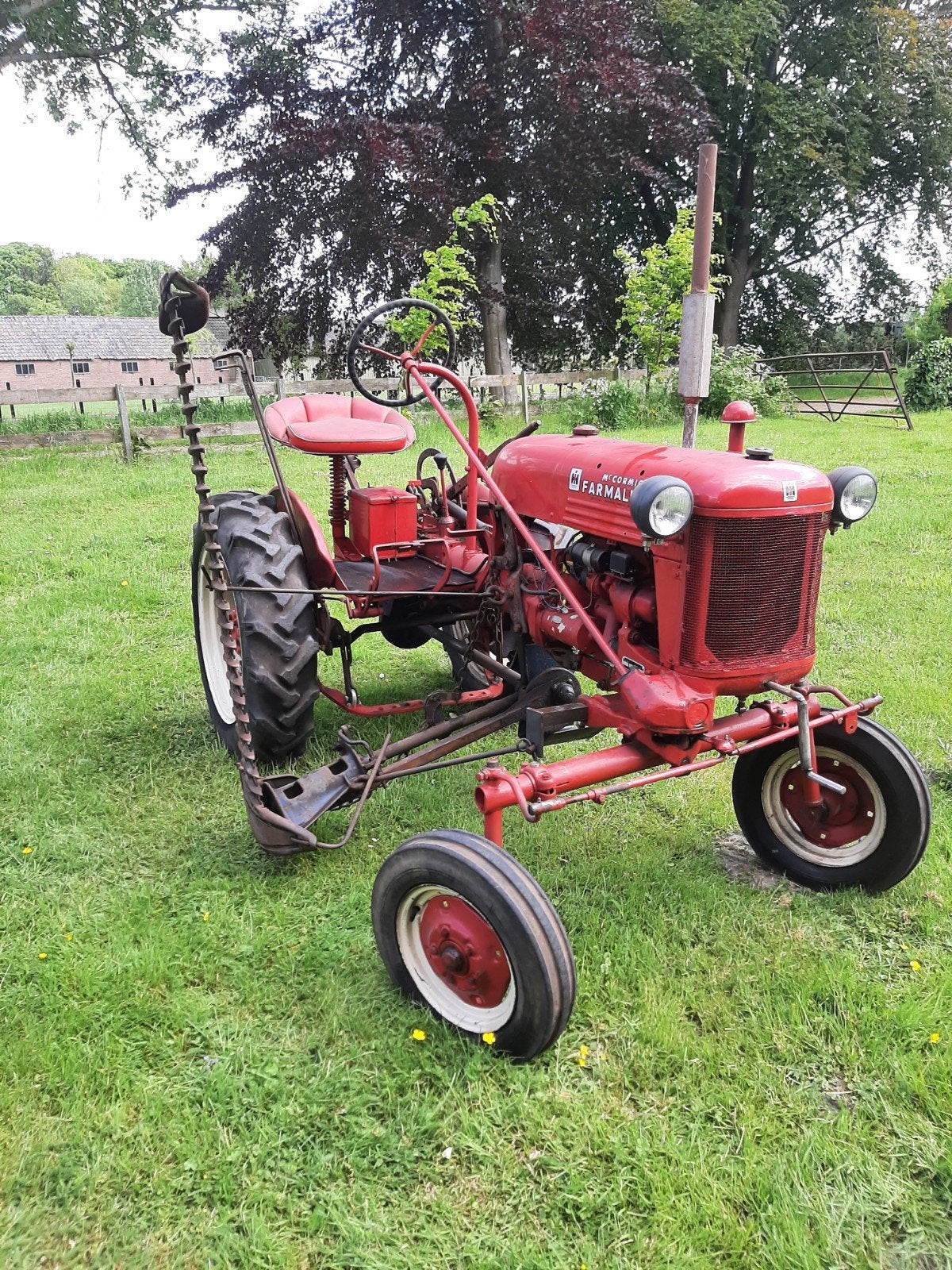 farmall cub met maaibalk, Ophalen, Tot 2500, Oldtimer, Case IH