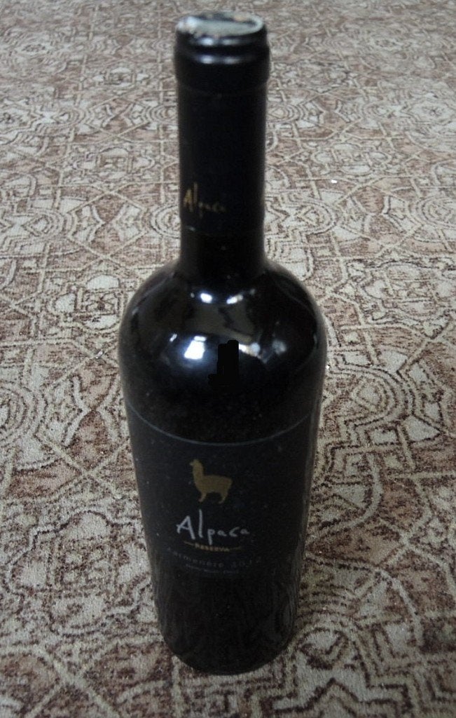 Carmenere van Alpaca 2016, Ophalen, Rode wijn, Vol, Zuid-Amerika