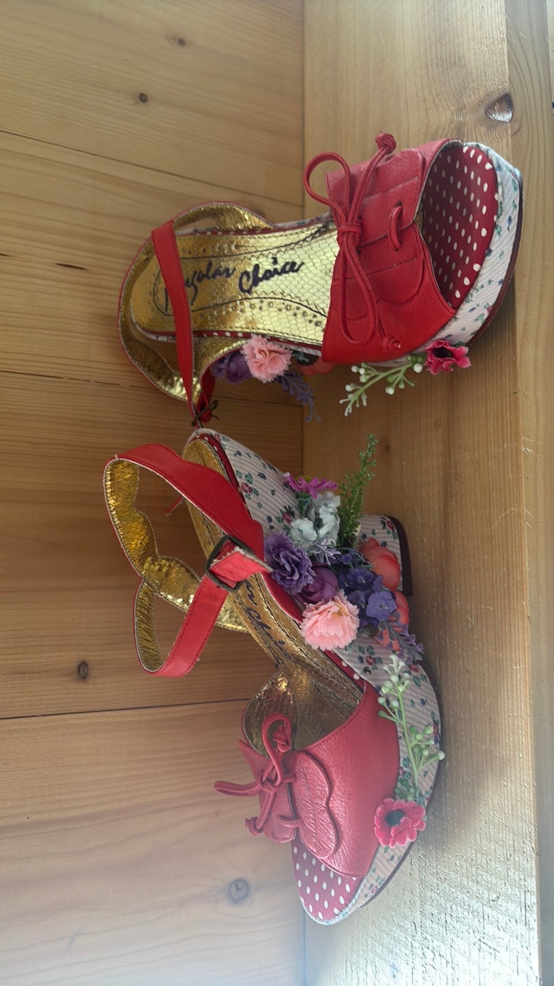 Irregular choice maat 41, Ophalen of Verzenden, Zo goed als nieuw, Goud, Overige materialen