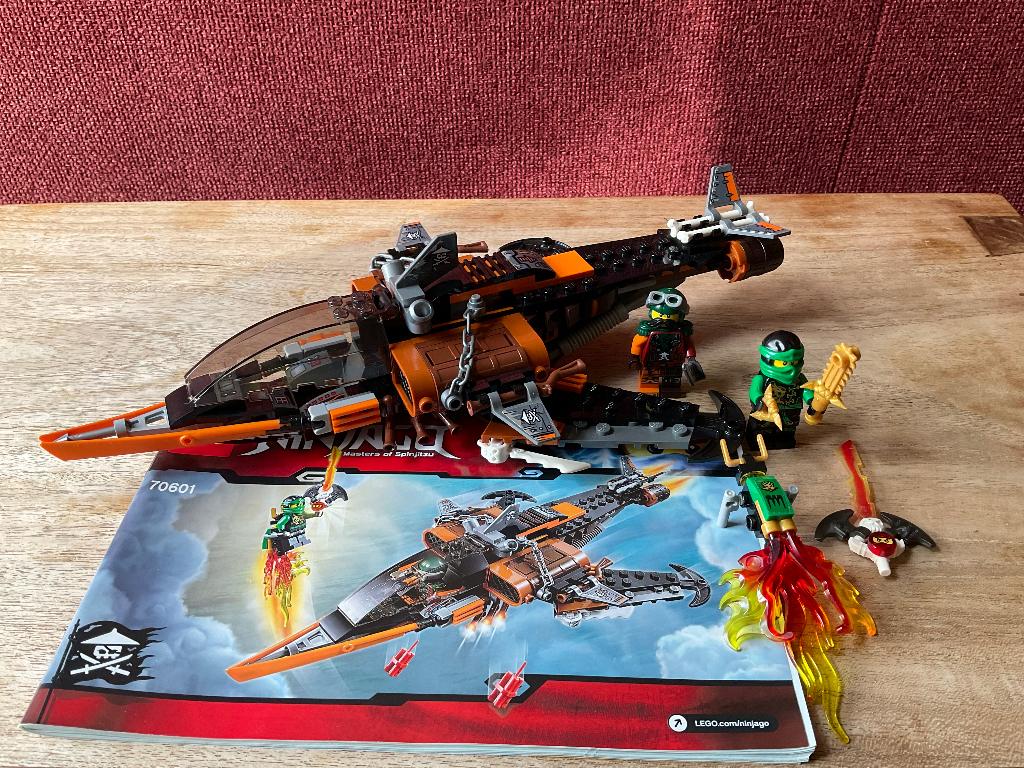 Lego Ninjago 70601 Haaienvliegtuig, Lego, Ophalen of Verzenden, Compleet, Zo goed als nieuw