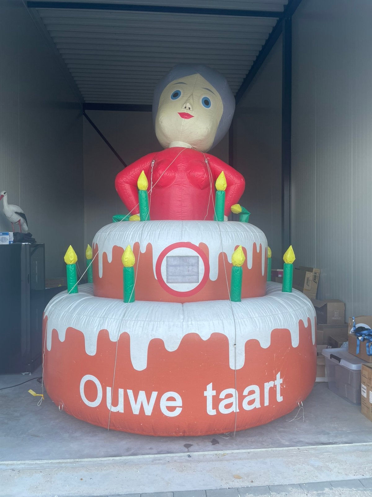 Sarah 50 jaar oude taart, Hobby en Vrije tijd, Feestartikelen | Verhuur, Ophalen, Zo goed als nieuw, Abraham of Sarah