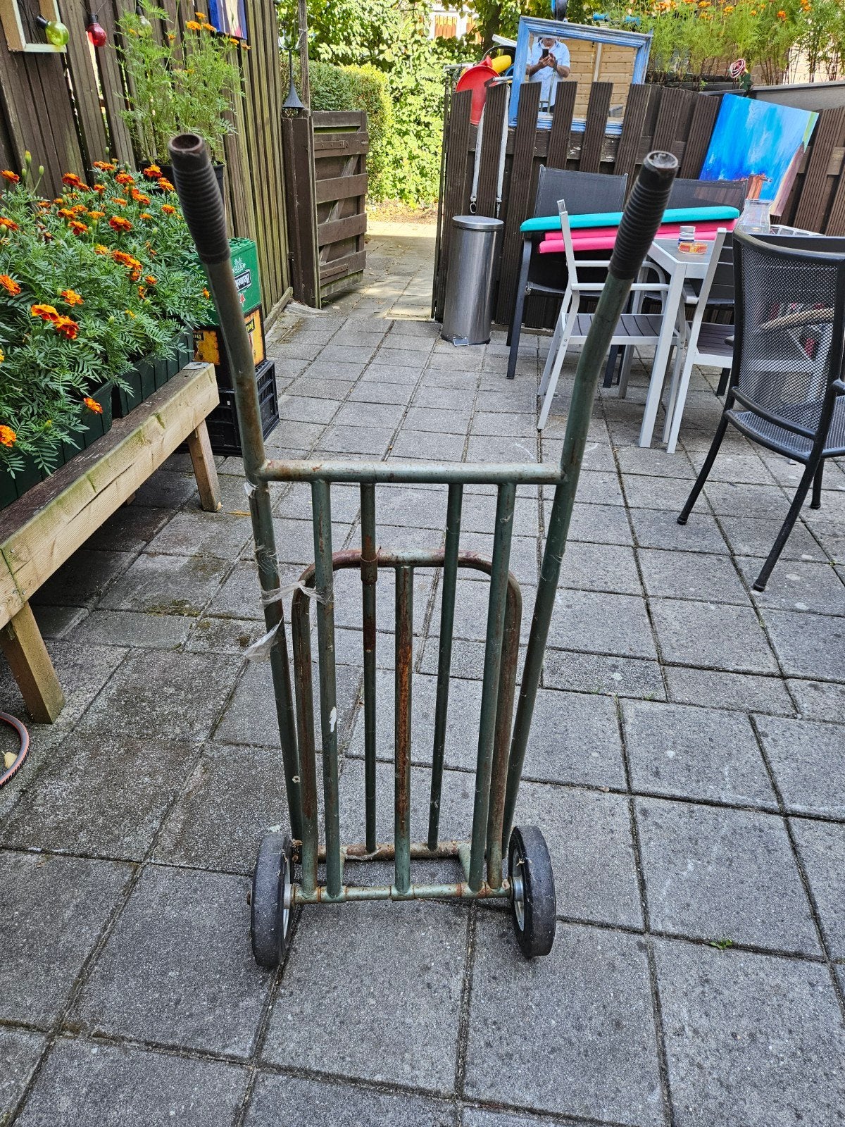 Stevige gebruikte steekwagen, Doe-het-zelf en Verbouw, Ophalen of Verzenden, Gebruikt, Steekwagen