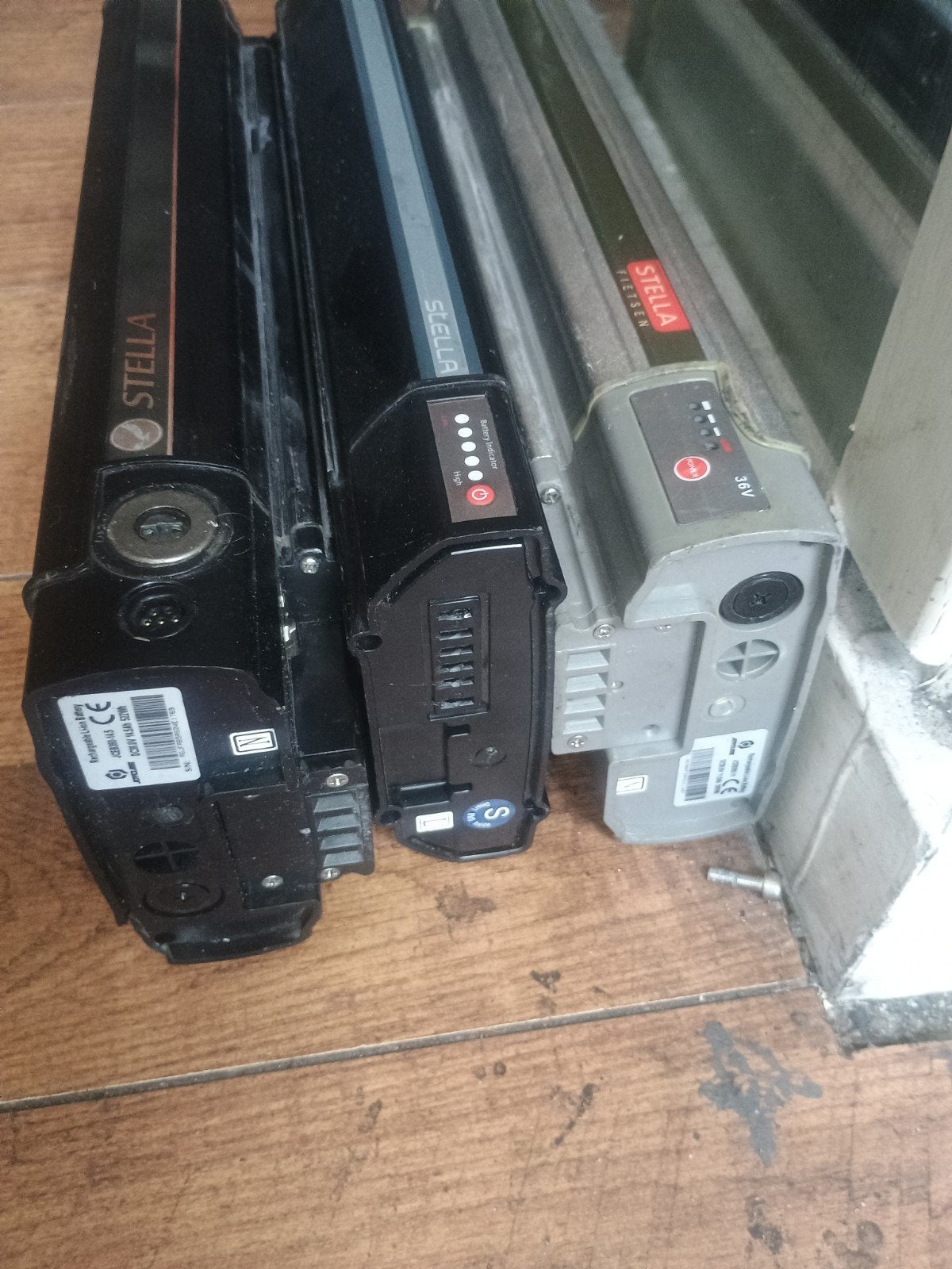 3x Stella e-bike accu's., Zo goed als nieuw