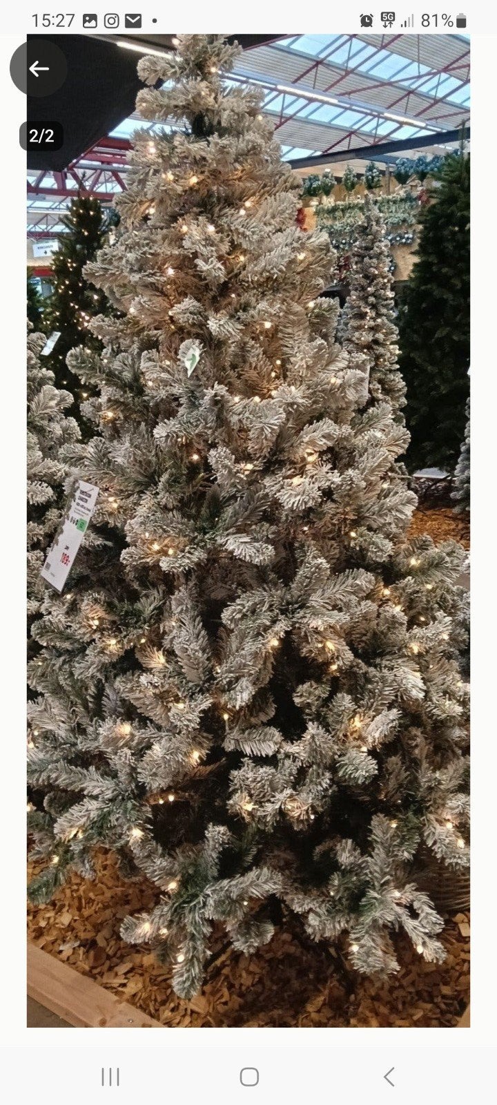 mooie kerstboom, Ophalen, Zo goed als nieuw