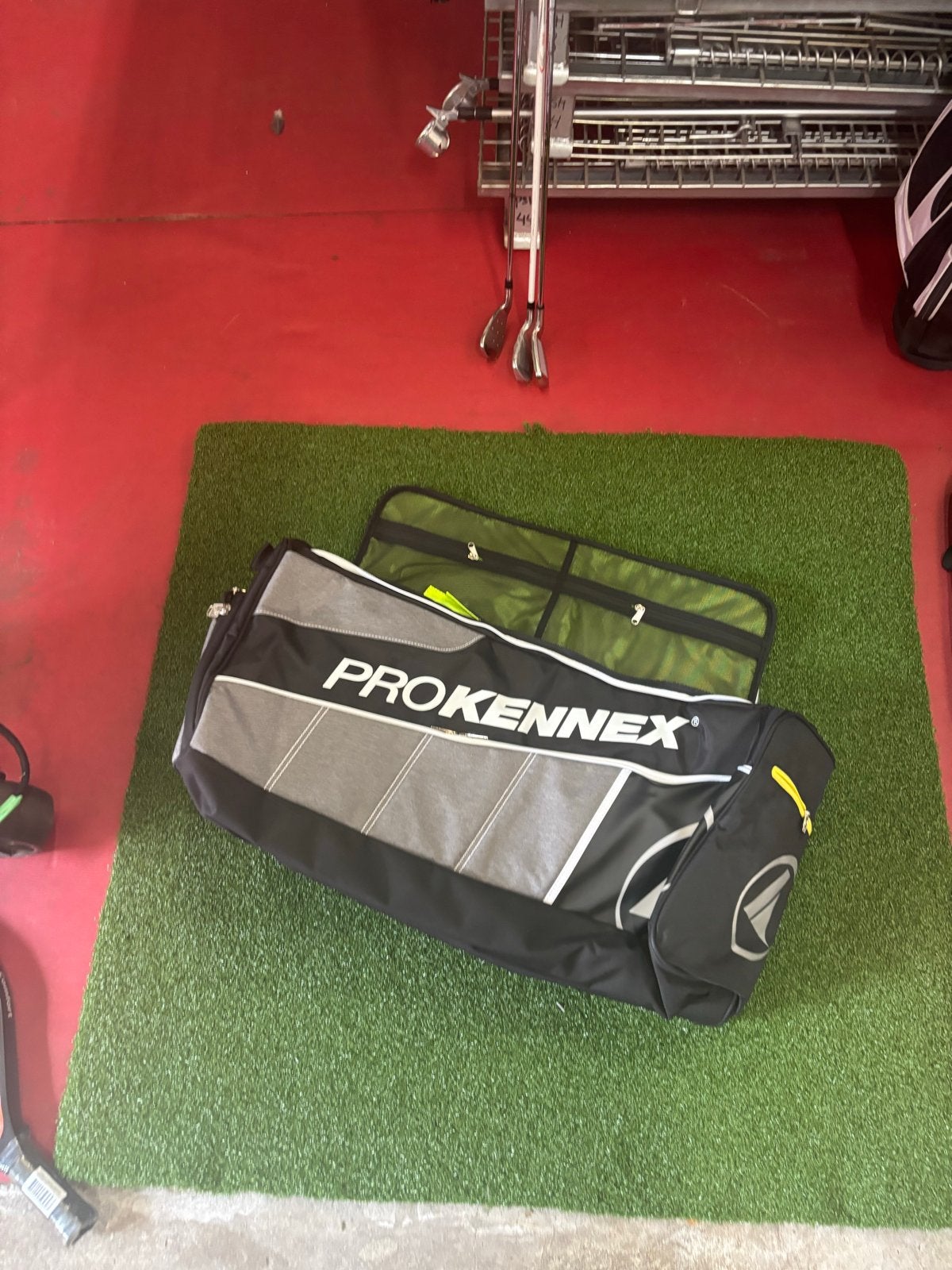 PROKENNEX Kinetic Sporttas - Zwart/Grijs/Neon Groen, Ophalen of Verzenden, Nieuw, Zwart, Overige merken