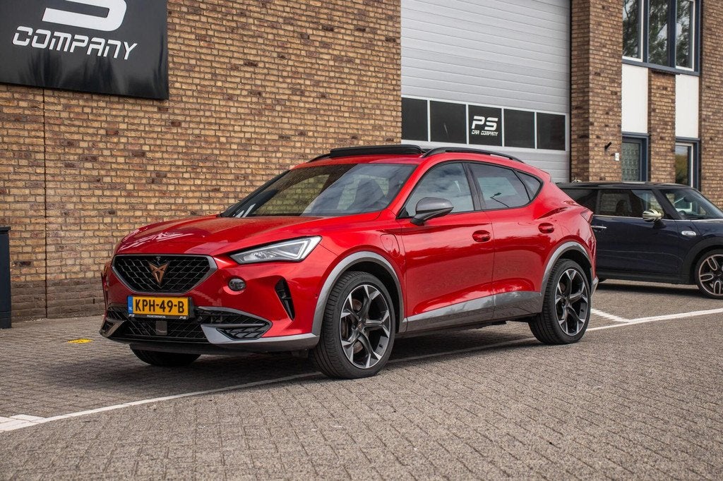 CUPRA Formentor 1.4 e-Hybrid VZ 245PK,Volleder, Pano, ACC, Auto's, Cupra, Zwart, 4 cilinders, Hybride Elektrisch/Benzine, 1601 kg