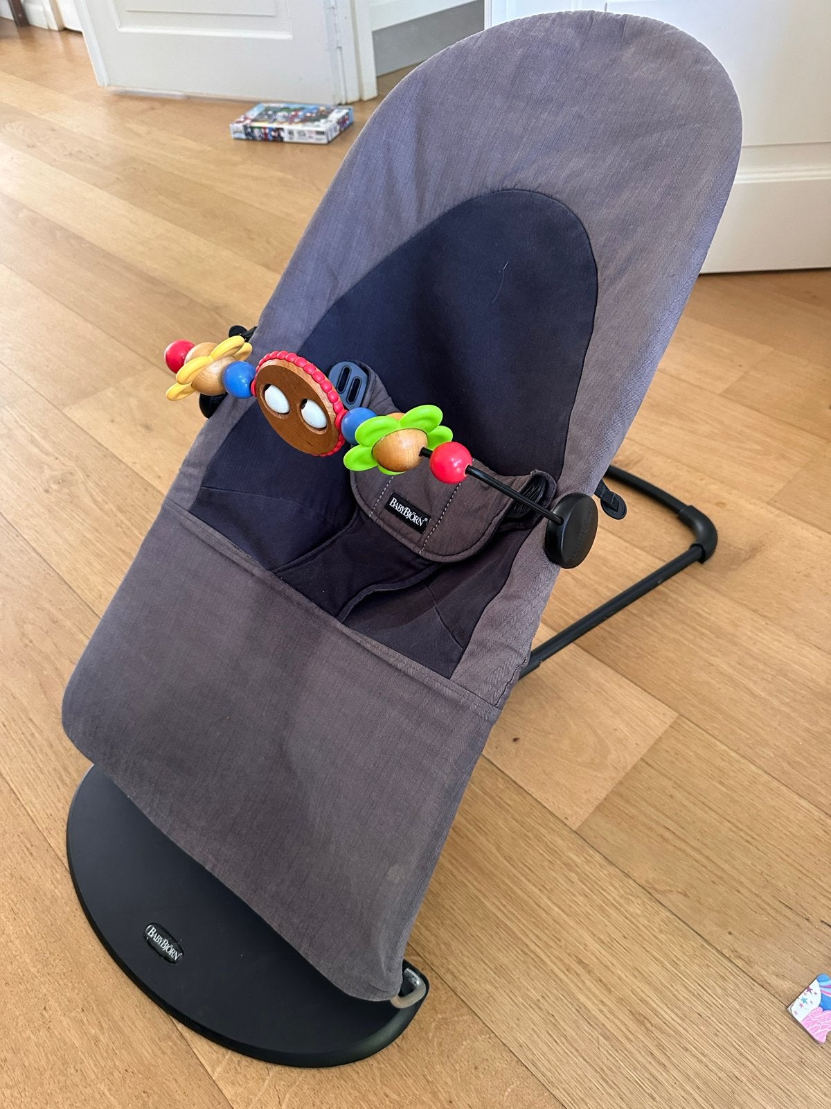 BabyBjörn Wipstoel met Speelboog en Extra Hoezen, Ophalen, Gebruikt