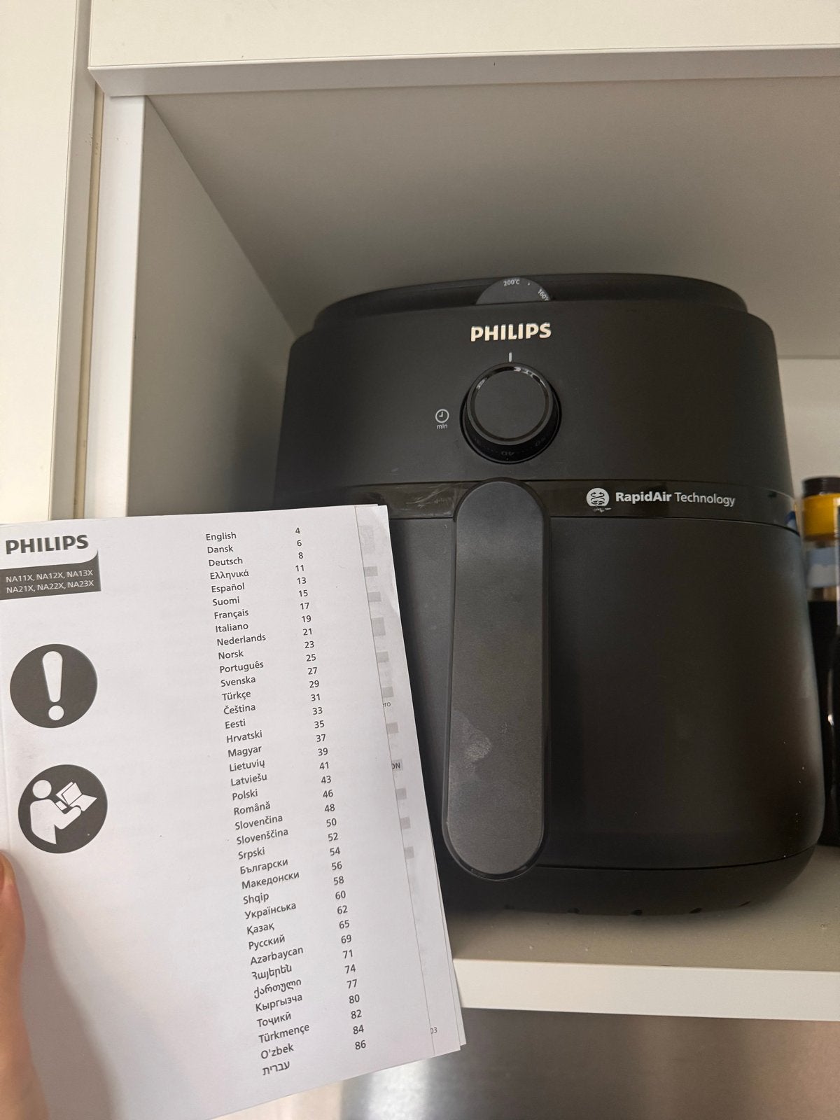 Philips Airfryer - Zo goed als nieuw, Ophalen, Zo goed als nieuw, Airfryer, 1000 t/m 1499 gram