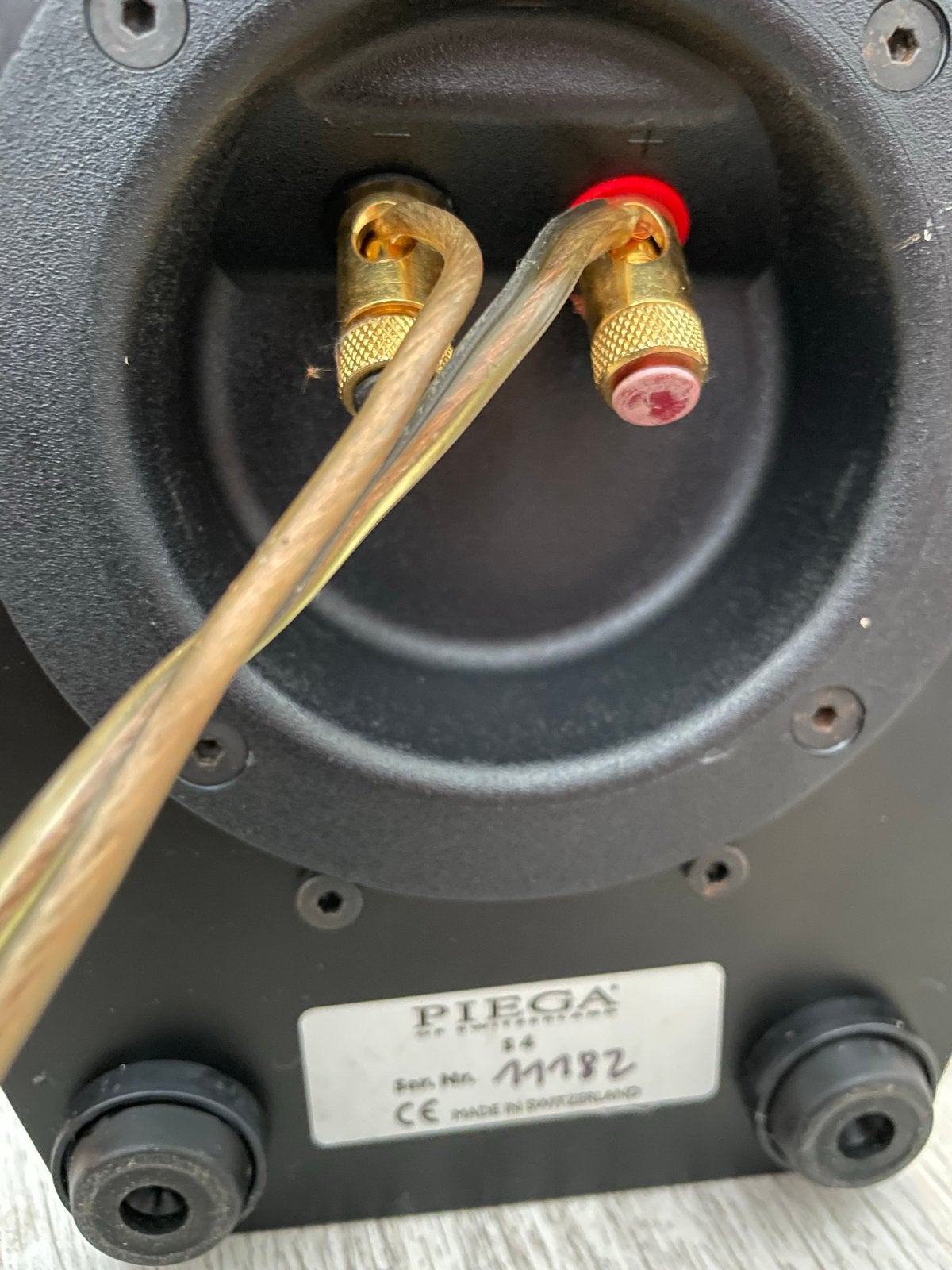 Piega S4 Vloerstaande Luidsprekers - Zilver/Zwart, Vloerstaande luidspreker, Inclusief kabels, Zo goed als nieuw, Minder dan 60 watt