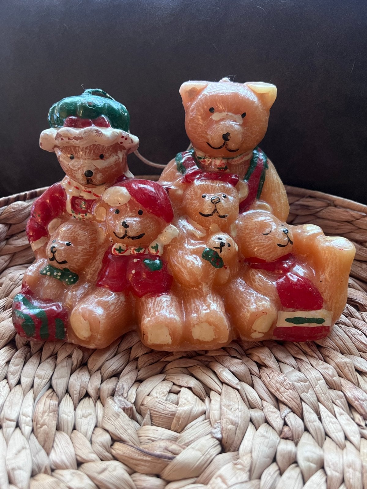 Vintage kerstkaars handgemaakt, Diversen, Ophalen of Verzenden, Zo goed als nieuw