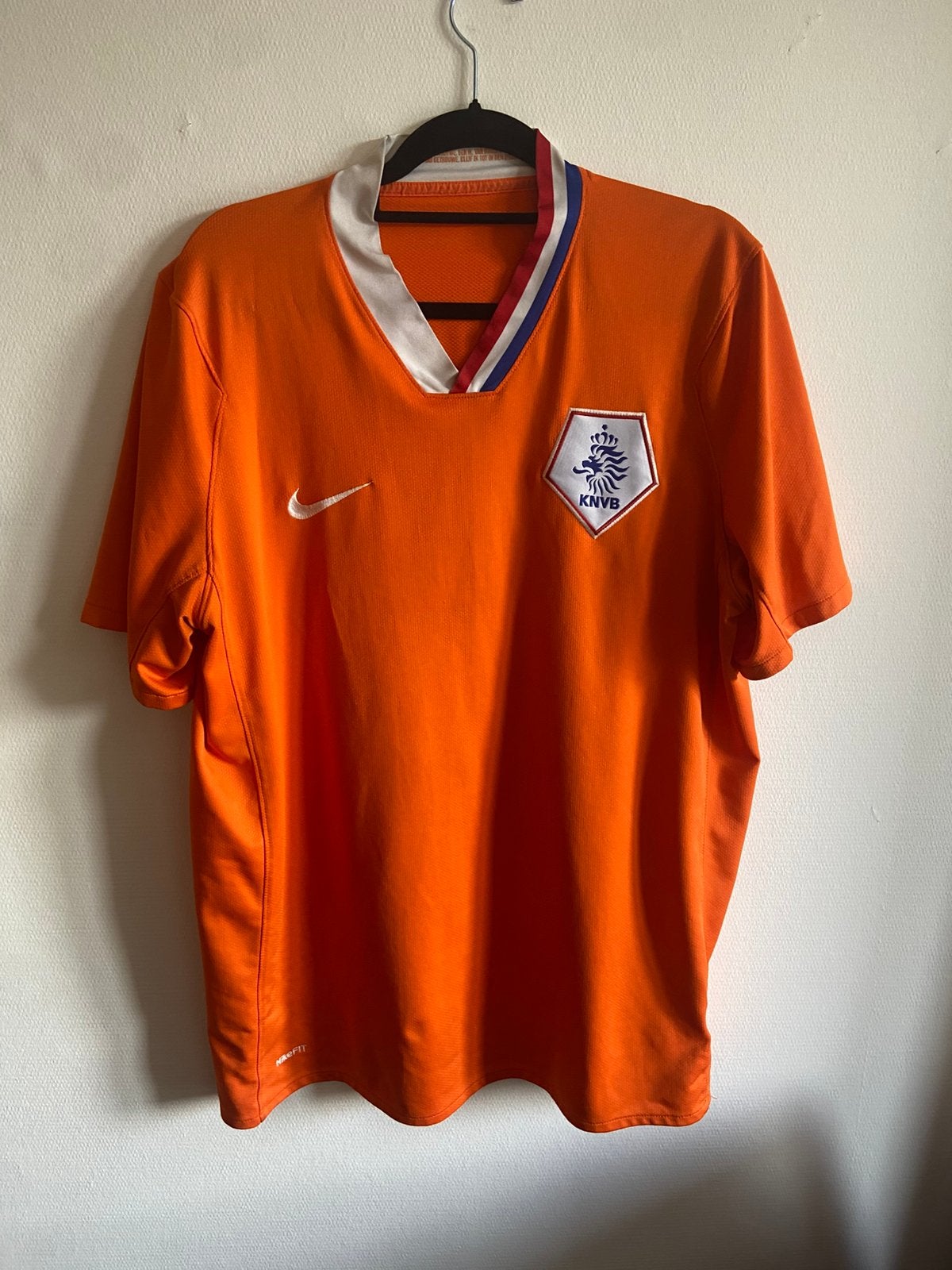Origineel Nederlands elftal 2008 XL thuisshirt, Sport en Fitness, Maat XL, Ophalen of Verzenden, Zo goed als nieuw, Shirt