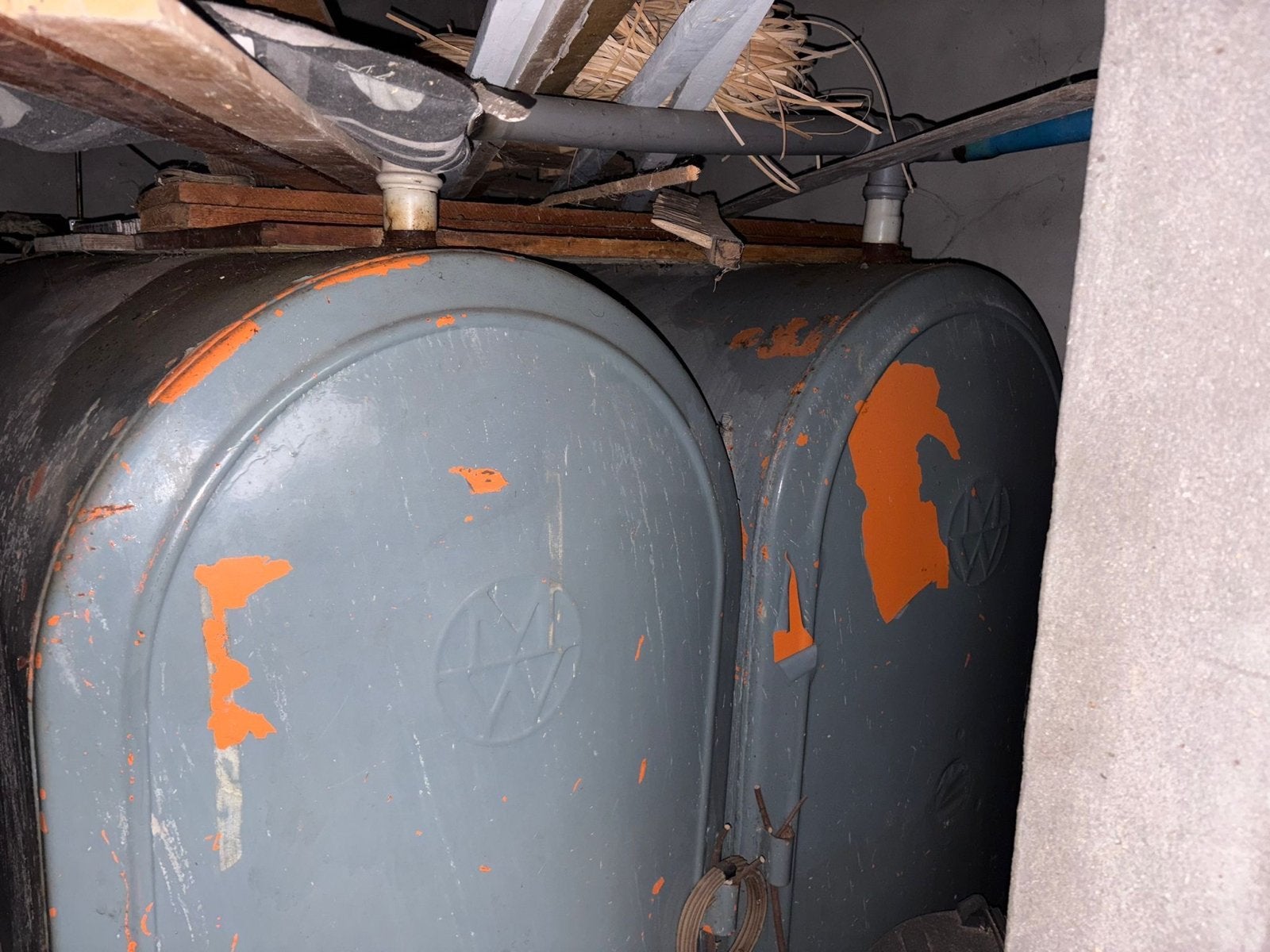 Stookolie / huisbrandolie te koop - ca. 1.000+ liter - privé, Ophalen, Gebruikt, Minder dan 60 cm, Overige typen