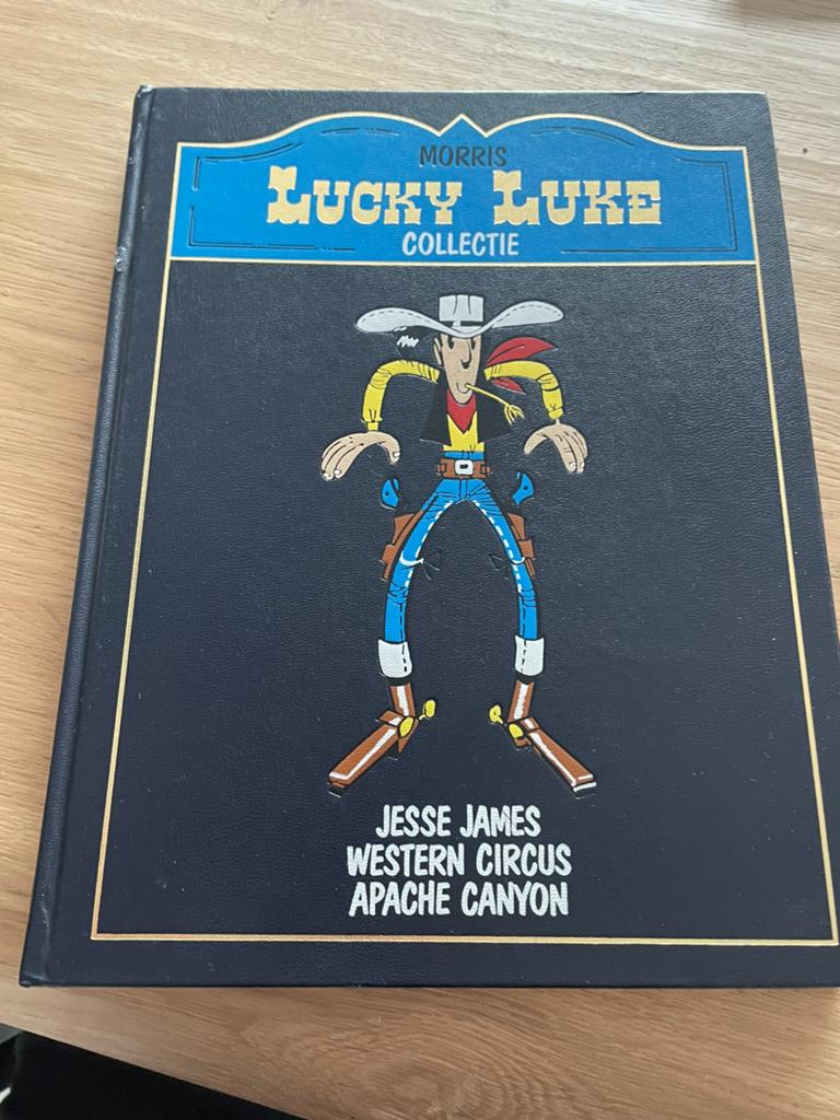 Morris Lucky Luke Collectie: Jesse James, Western Circus, Boeken, Stripboeken, Meerdere stripboeken, Ophalen of Verzenden, Gelezen