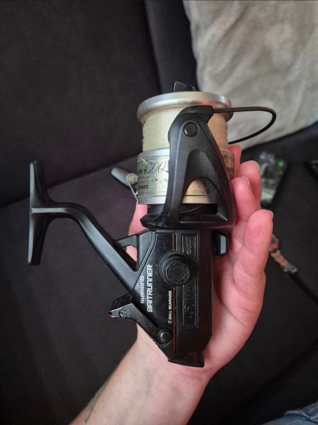 Shimano Baitrunner 4500B Vismolen - Gebruikt, Watersport en Boten, Ophalen of Verzenden