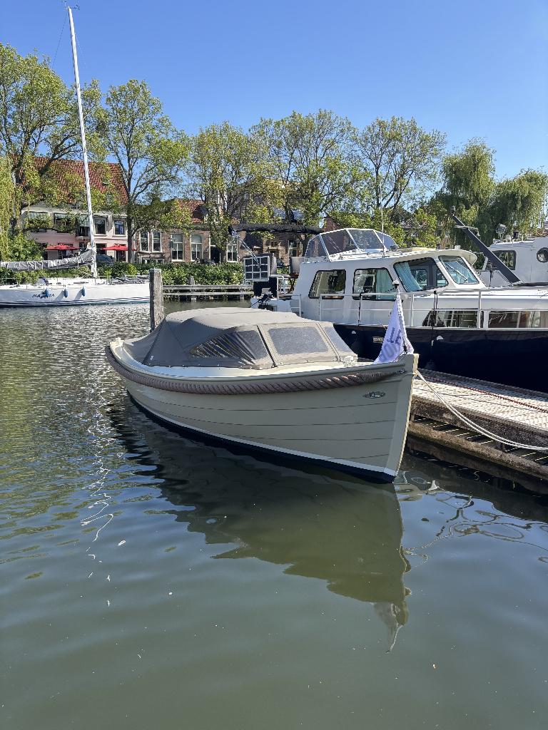 Stalen sloep/tender Euro casco 6,6 m1, Watersport en Boten, Sloepen, Ophalen, Tender, Staal, Binnenboordmotor