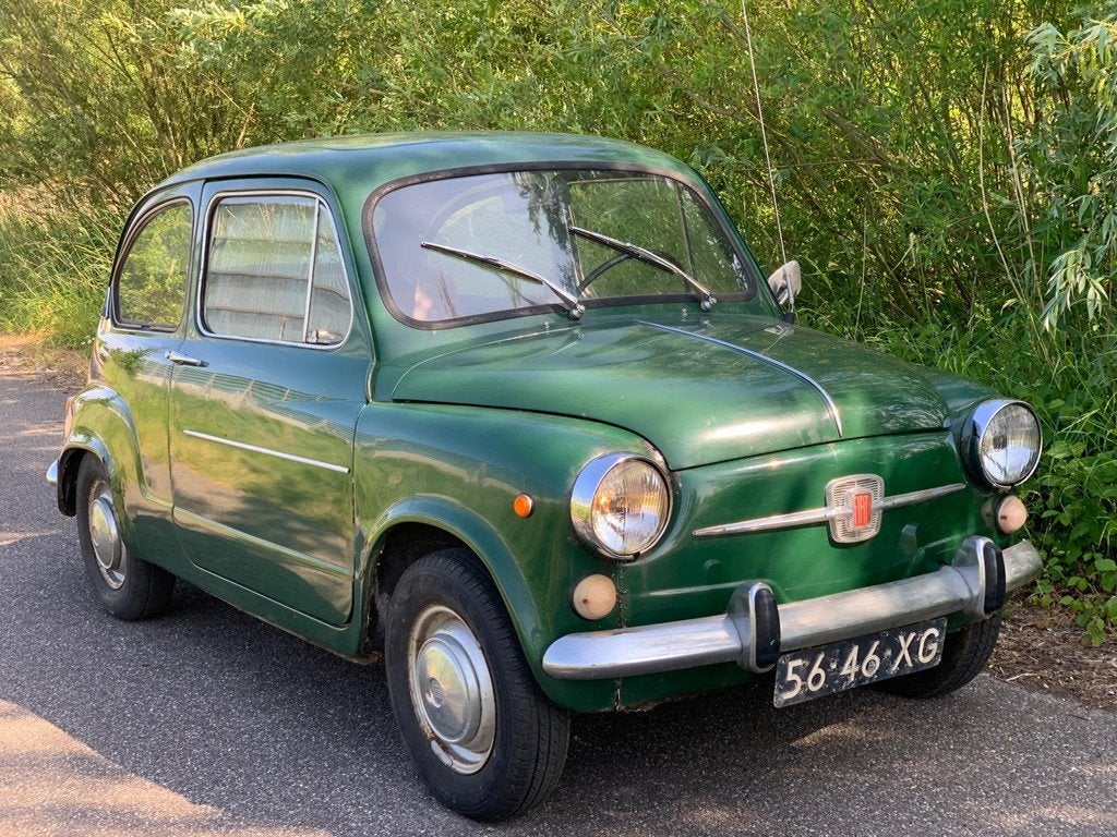 Fiat 600 600 L OLDTIMER ORIGINEEL NEDERLANDS! 1973, Auto's, Fiat, Achterwielaandrijving, Gebruikt, 4 cilinders, 29 pk