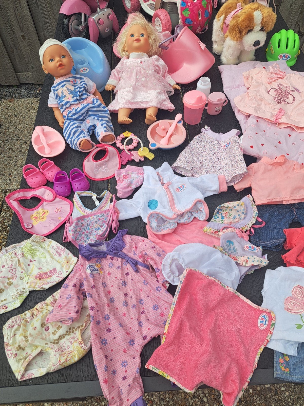 Grote collectie Baby Born als nieuw, Kinderen en Baby's, Speelgoed | Poppen, Ophalen, Zo goed als nieuw, Babypop