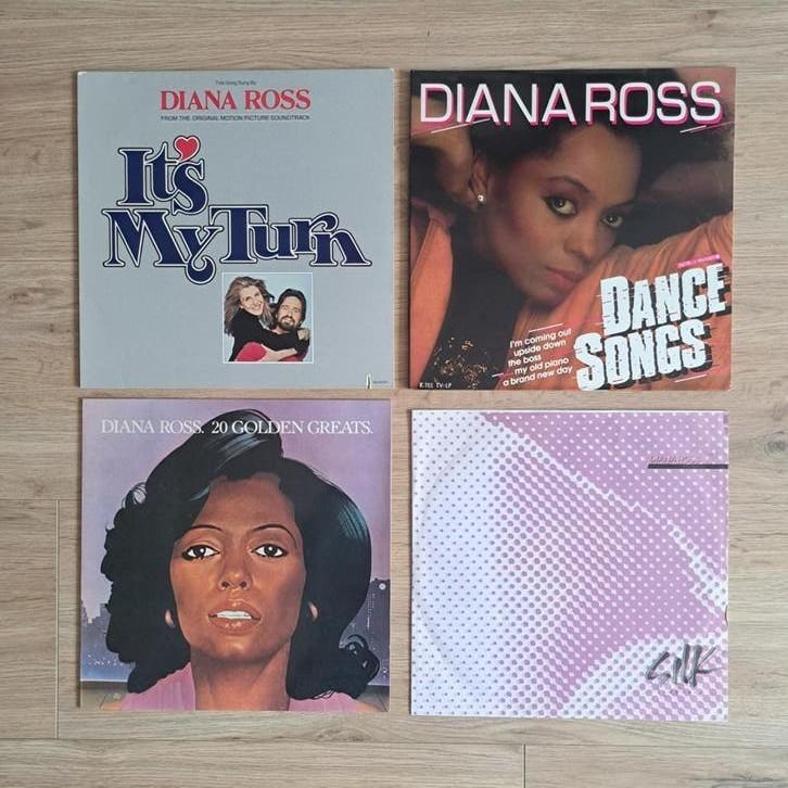 4 Diana Ross LP's: 20 Golden Greats, It's My Turn..., Cd's en Dvd's, Vinyl | Pop, Gebruikt, Ophalen of Verzenden, 1970 - 1979