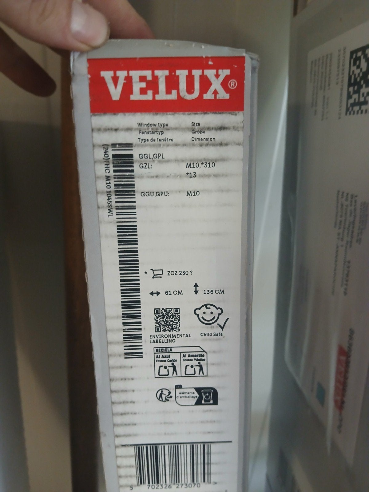 Nieuw VELUX Dakraam GGL M10 (61x136 cm), Ophalen, Minder dan 80 cm, 120 tot 160 cm, Nieuw