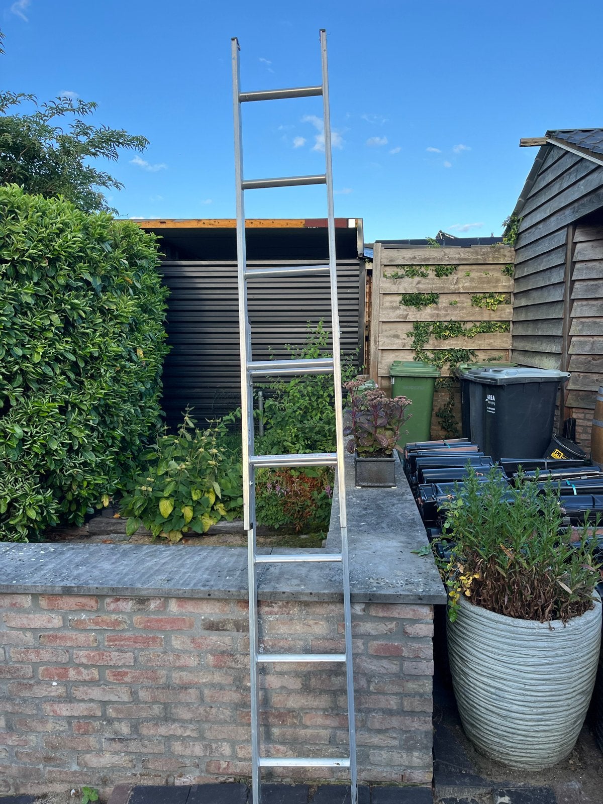 ABRU Werner Aluminium Ladder, Ophalen, Gebruikt, Ladder, Opvouwbaar of Inschuifbaar