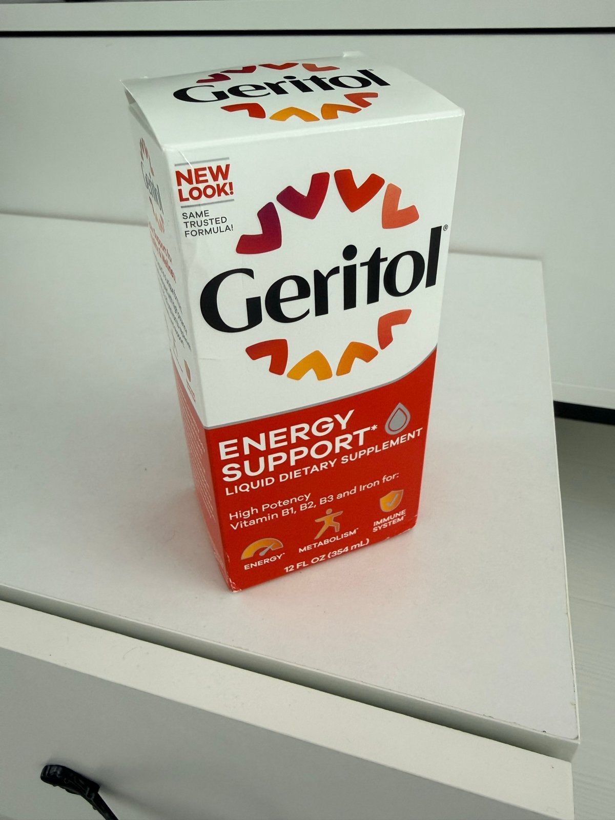 Geritol Energy Support: Energie & Immuunsysteem (354ml), Ophalen, Nieuw, Poeder of Drank