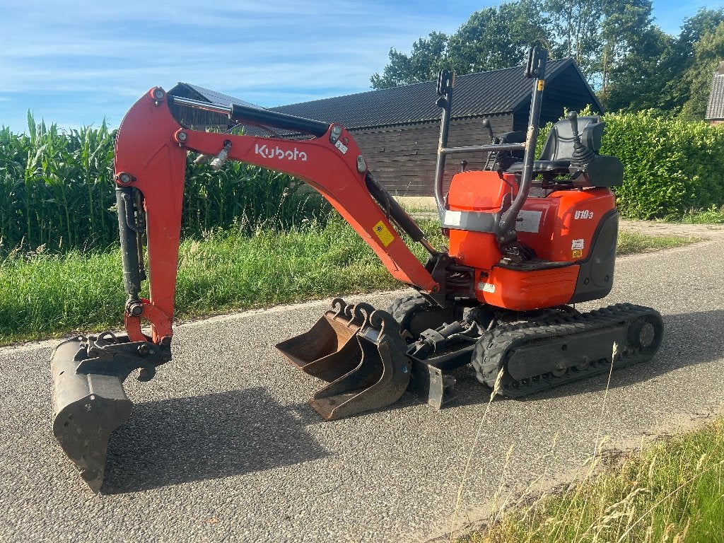 Kubota U10-3 ergo, Ophalen, Graafmachine