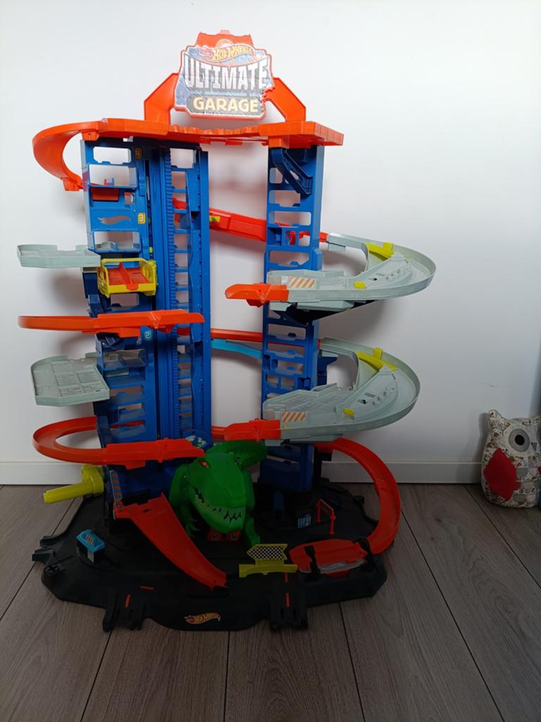 Hotwheels city ultimate garage, Ophalen, Handmatig, Racebaan, Hot Wheels