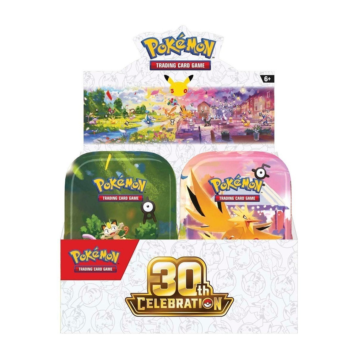 10x Pokémon 30th Celebration Mini Tins (20 Booster Packs), Ophalen of Verzenden, Nieuw, Booster, Foil