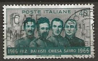 Italie 22, personen, Verzenden, Gestempeld