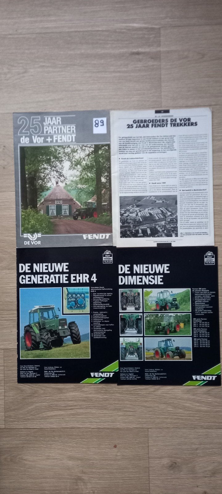 AF 89 :  Fendt advertenties., Ophalen of Verzenden, 1920 tot 1940, Tijdschrift
