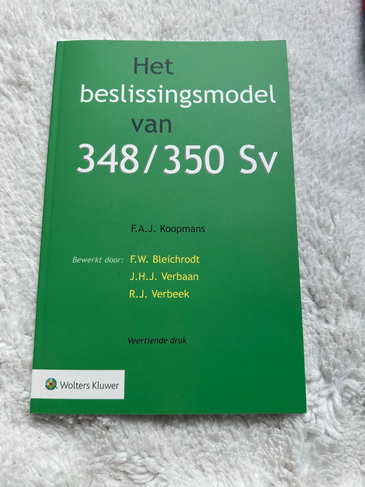 Het beslissingsmodel van 348/350 Sv - (studie rechten), Ophalen, Gamma, Nieuw, WO