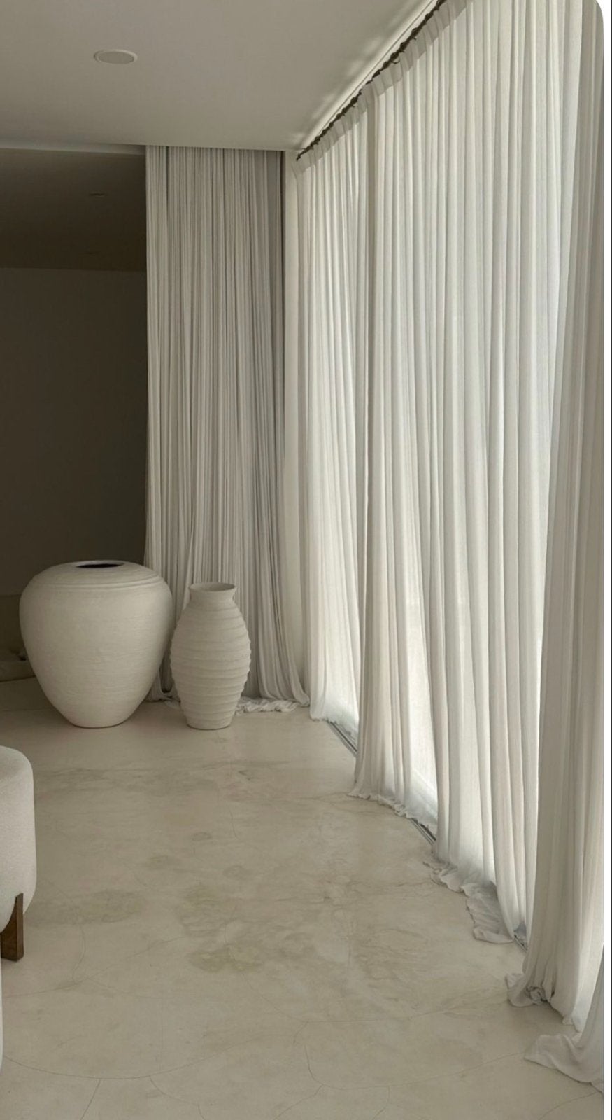 Witte Vitrage Gordijnen - 2x170x290cm & 1x230x290cm, Ophalen of Verzenden, Zo goed als nieuw, Wit, 200 cm of meer