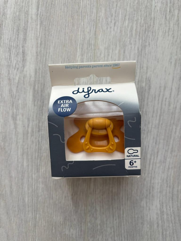 Difrax natural fopspeen 6+ NIEUW, Ophalen of Verzenden, Nieuw