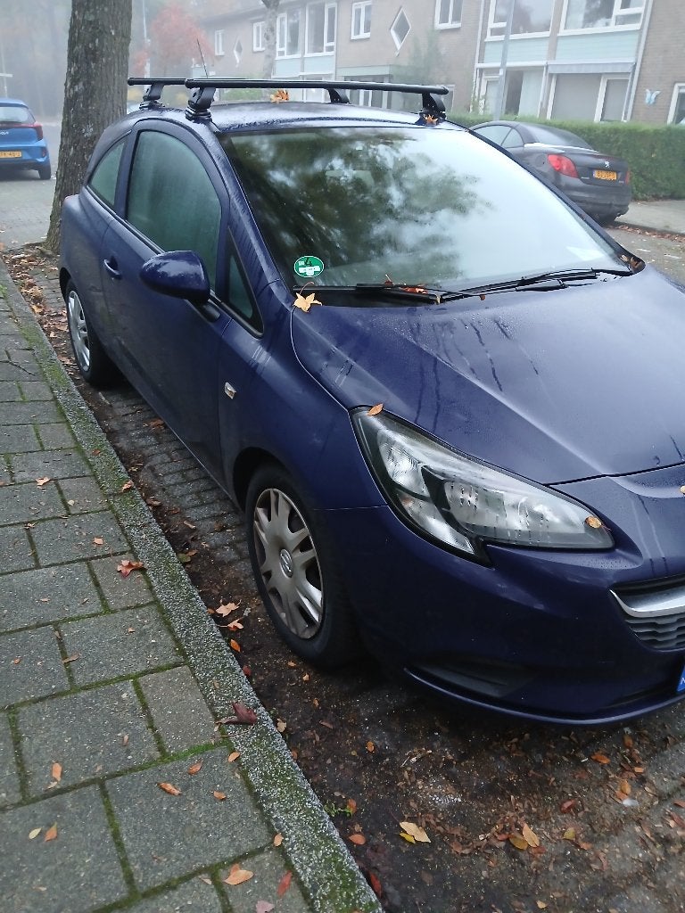 Opel Corsa 1.4 66KW/90PK 3D Easytronic 2015 Blauw, Auto's, 40 €/maand, Blauw, Alcantara, Origineel Nederlands