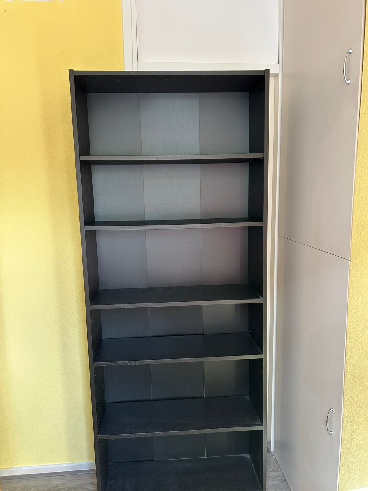 Billy boekenkast zwart, Ophalen, Gebruikt, 200 cm of meer, 50 tot 100 cm