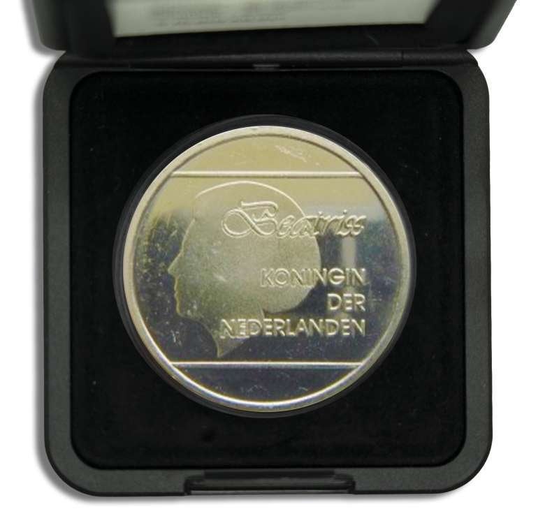 Aruba 25 Florin 1991 proof in doosje, Ophalen of Verzenden, Koningin Beatrix, Overige waardes, Losse munt