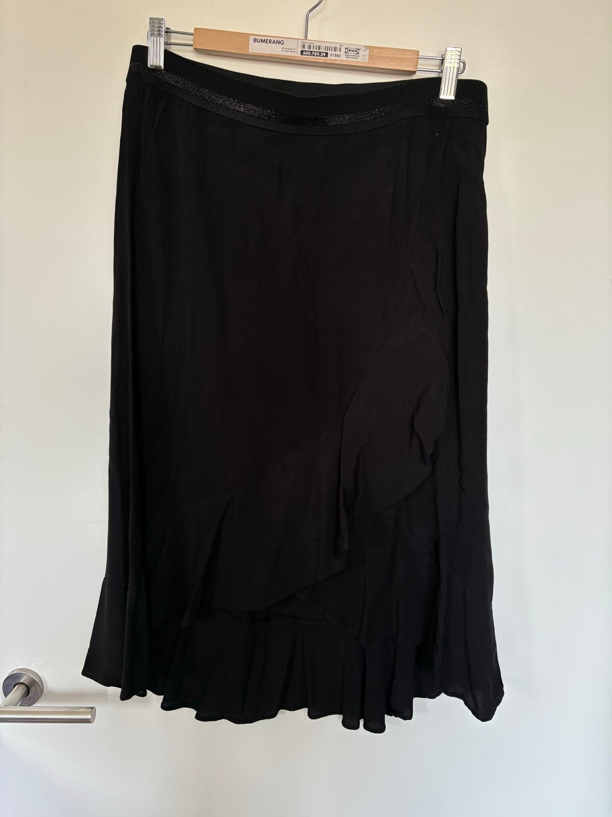 Zwarte Eksept wikkelrok maat L, Kleding | Dames, Zwart, Maat 42/44 (L), Ophalen of Verzenden, Zo goed als nieuw