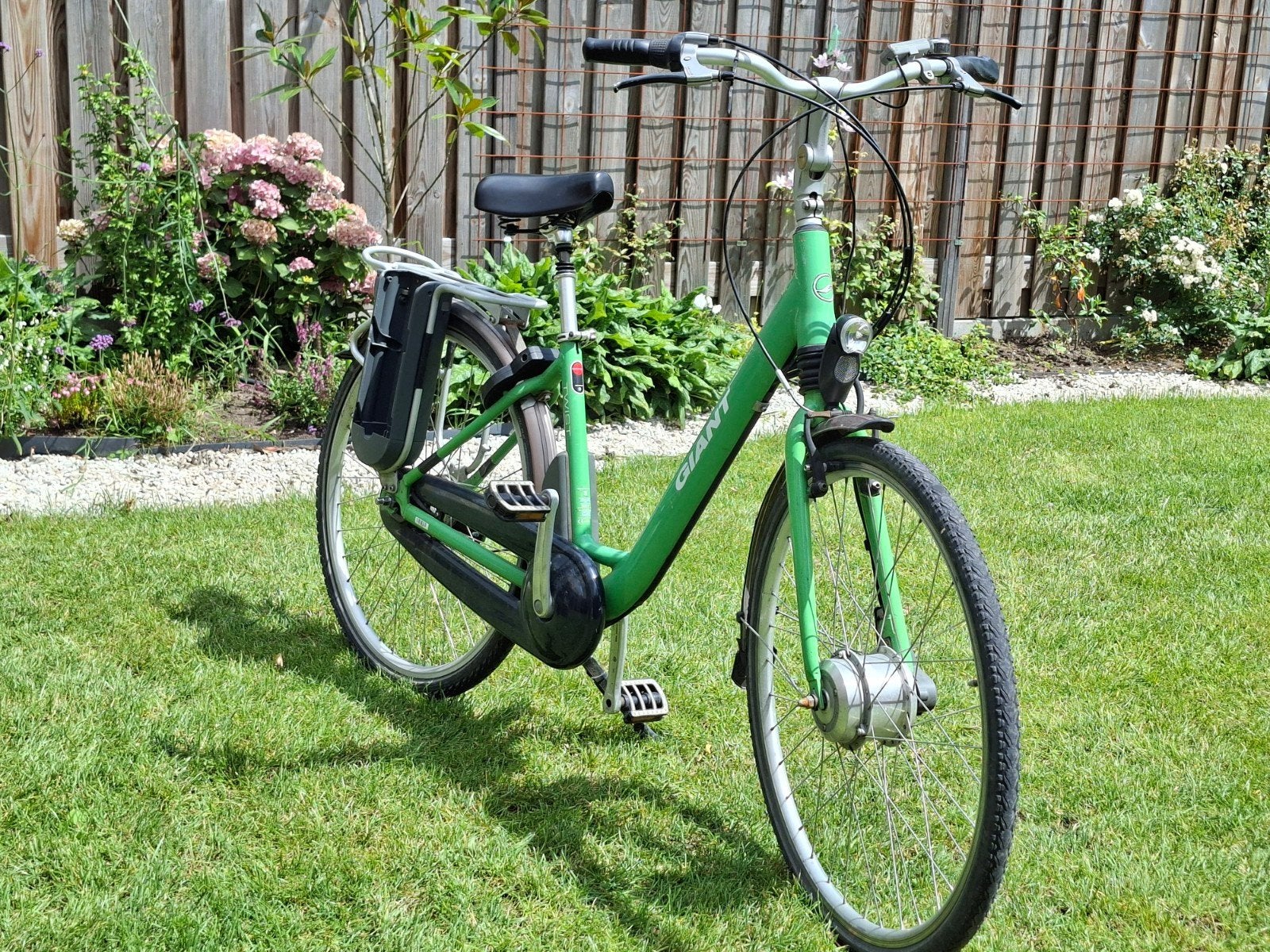 Giant Twist Comfort CS Lite E-bike - Groen, Ophalen of Verzenden, Gebruikt, Minder dan 30 km per accu, Overige merken