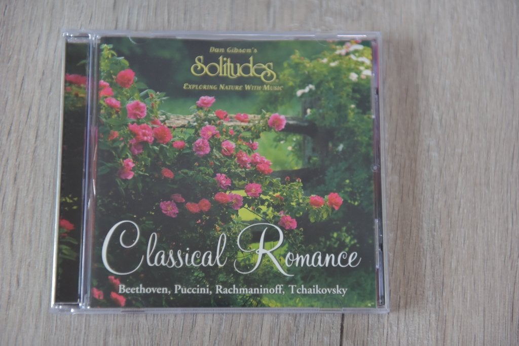 DAN GIBSON - SOLITUDES --- CLASSICAL ROMANCE, Cd's en Dvd's, Cd's | Meditatie en Spiritualiteit, Verzenden, Zo goed als nieuw