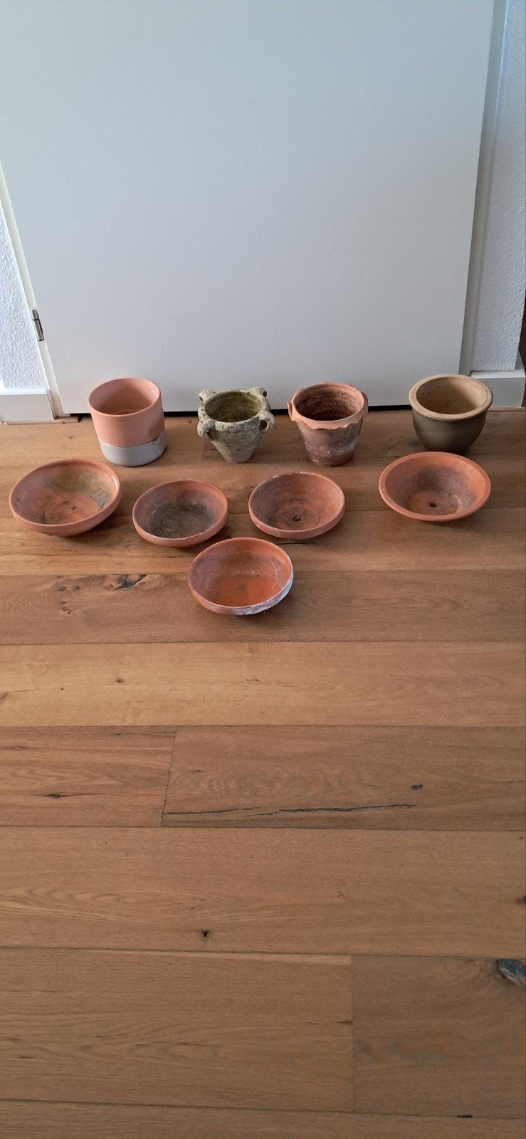 Mooie Verzameling Terra Cotta:, Rond, Ophalen of Verzenden, Zo goed als nieuw, Minder dan 40 cm
