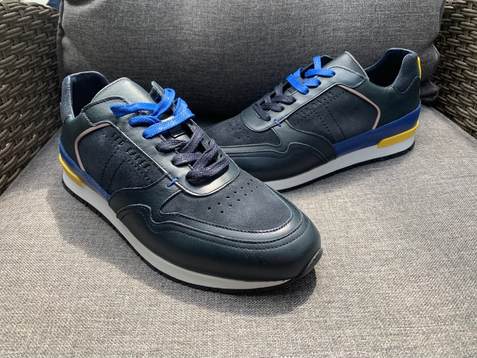 Super gave Ted Baker sneakers (Maat 41) Nieuw!!, Nieuw, Sneakers of Gympen, Verzenden, Blauw