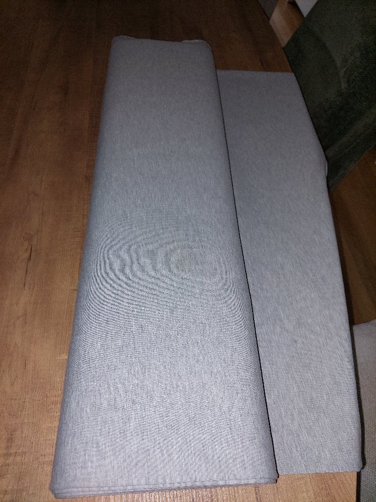 Grijze french terry stof, 120 cm of meer, Ophalen of Verzenden, Katoen, Grijs