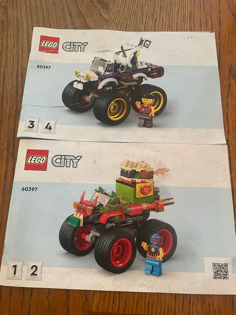 LEGO City 60397 - Monster Truck race, Ophalen of Verzenden, Zo goed als nieuw