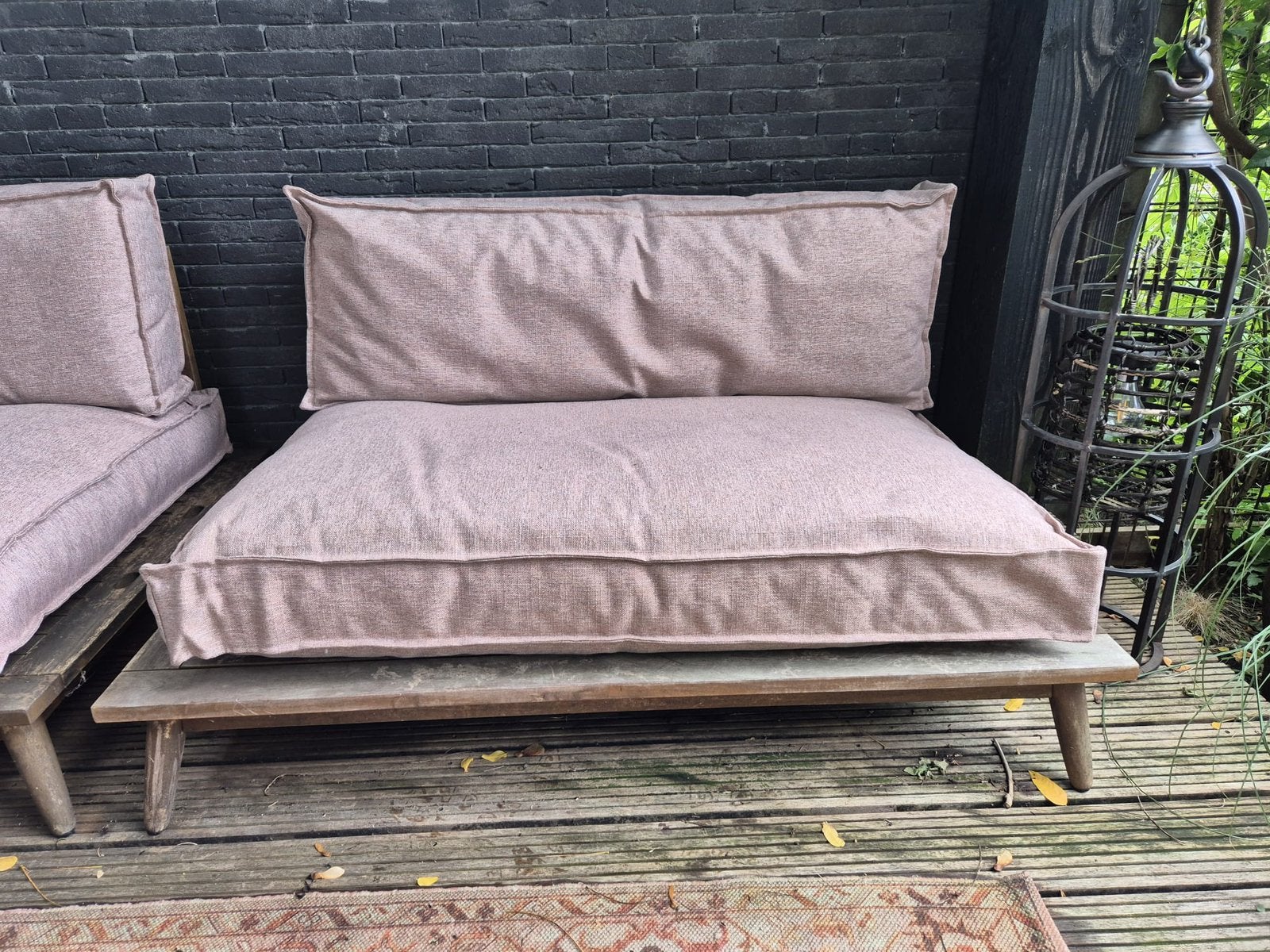 Palletkussen set, Tuin en Terras, Ophalen, Zo goed als nieuw, Overige materialen, Bank