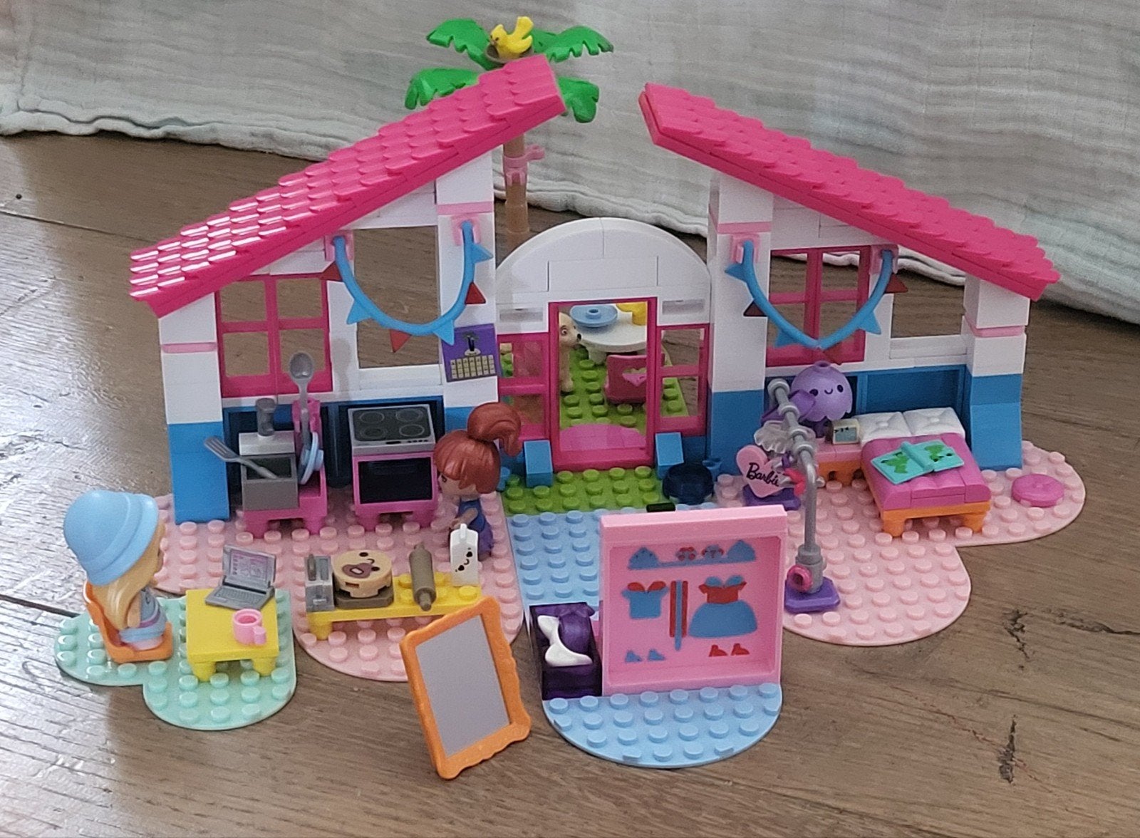 Mega Barbie Malibu Huis Bouwset - Zo goed als nieuw, Ophalen, Zo goed als nieuw, Megabloks