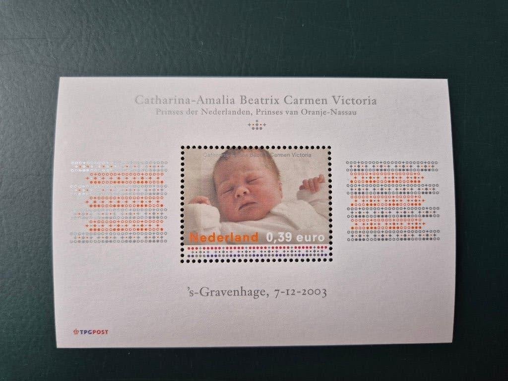 NVPH 2243 - Geboorte Amalia - blok 2003 postfris mooi!, Postzegels en Munten, Ophalen of Verzenden, Na 1940, Postfris